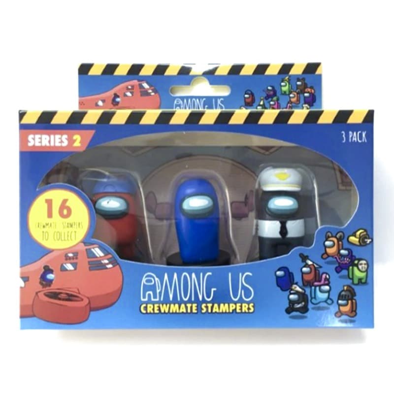 Among Us Crewmate Figures Stampers - 3 Pack - Assorted thumbnail 3