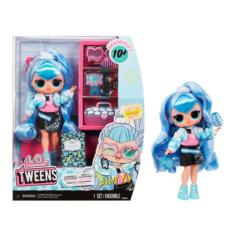 Bundle L.O.L. Surprise Sweet Nails Fruit Shop + Twins Fashion Elle Fly Doll thumbnail 3