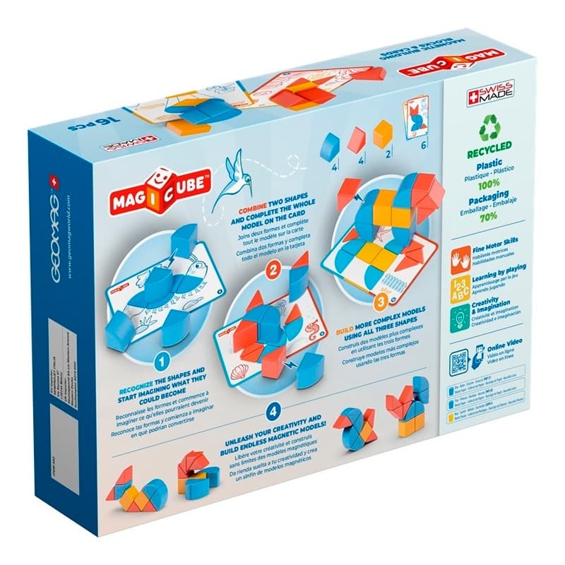 Geomag Magicube Blocks And Cards - 16 Pcs thumbnail 4