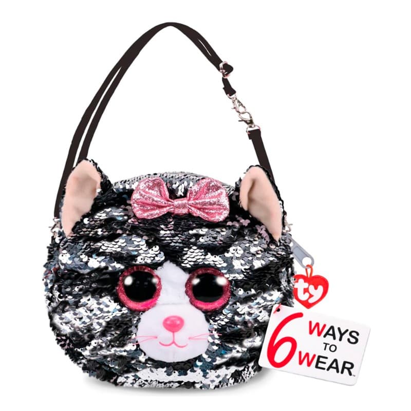 Fashion Flippy Kiki Cat Sequin Purse