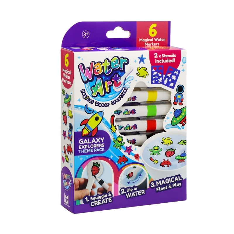 Watercolor Art Markers and Spatula 6pcs Assorted thumbnail 4