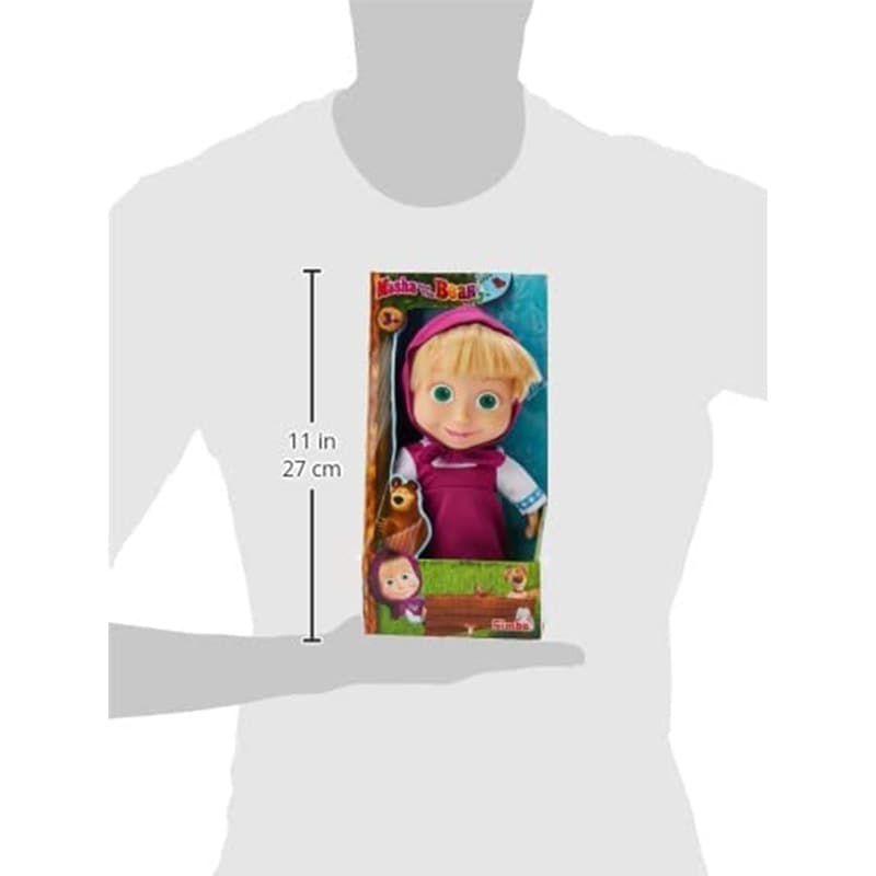 Simba Masha And The Bear Soft Bodied Doll 23Cm thumbnail 4