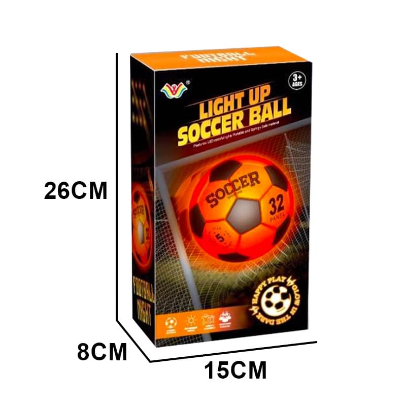 Light Up Soccer Ball - Glow in The Dark thumbnail 2
