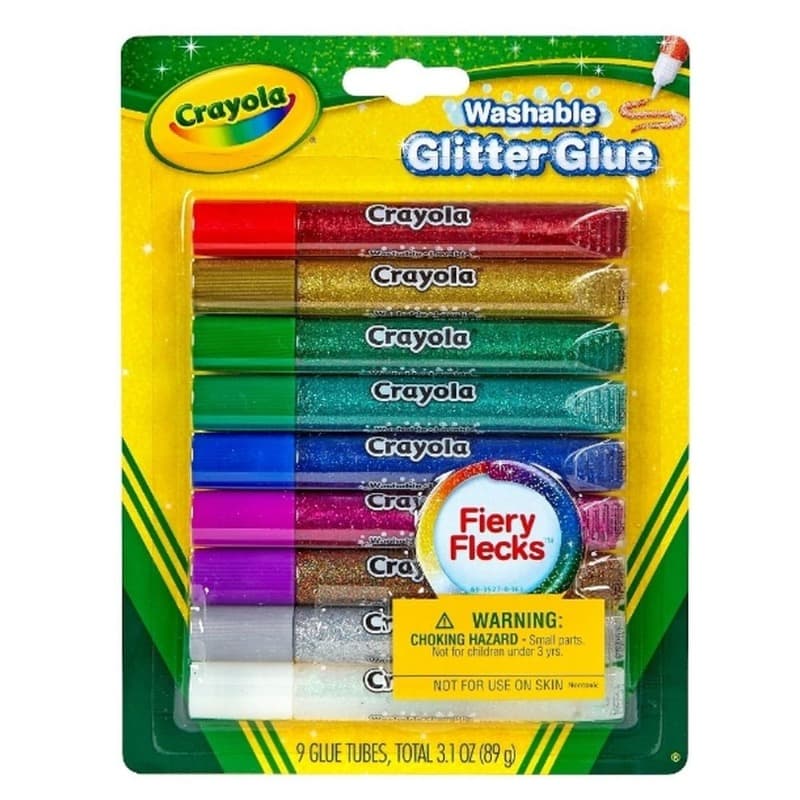 Crayola Washable Glitter Glue Set -9 Colors thumbnail 4