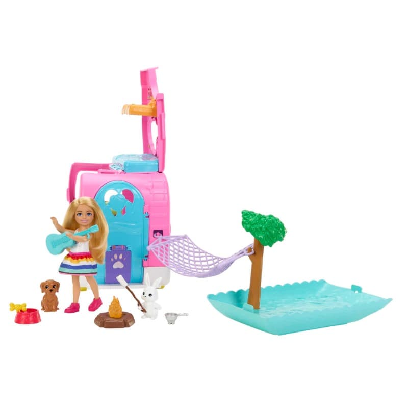 Barbie Camper, Chelsea 2-in-1 Playset with Small Doll thumbnail 3
