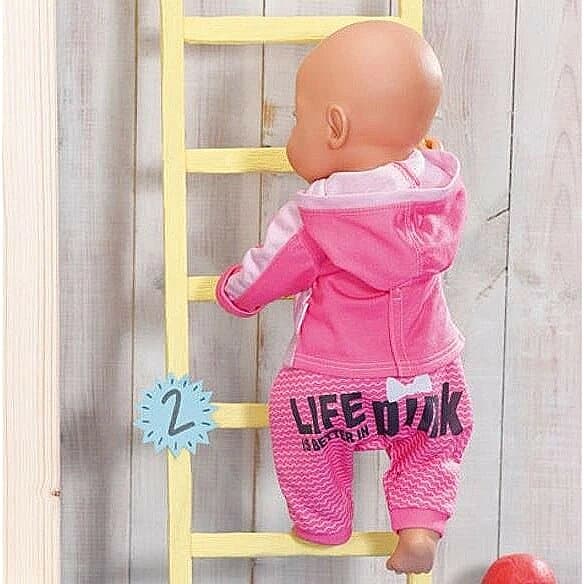 Baby Born Doll Jogging Suit - Pink thumbnail 2