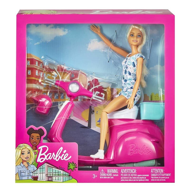 Barbie Scooter with Doll