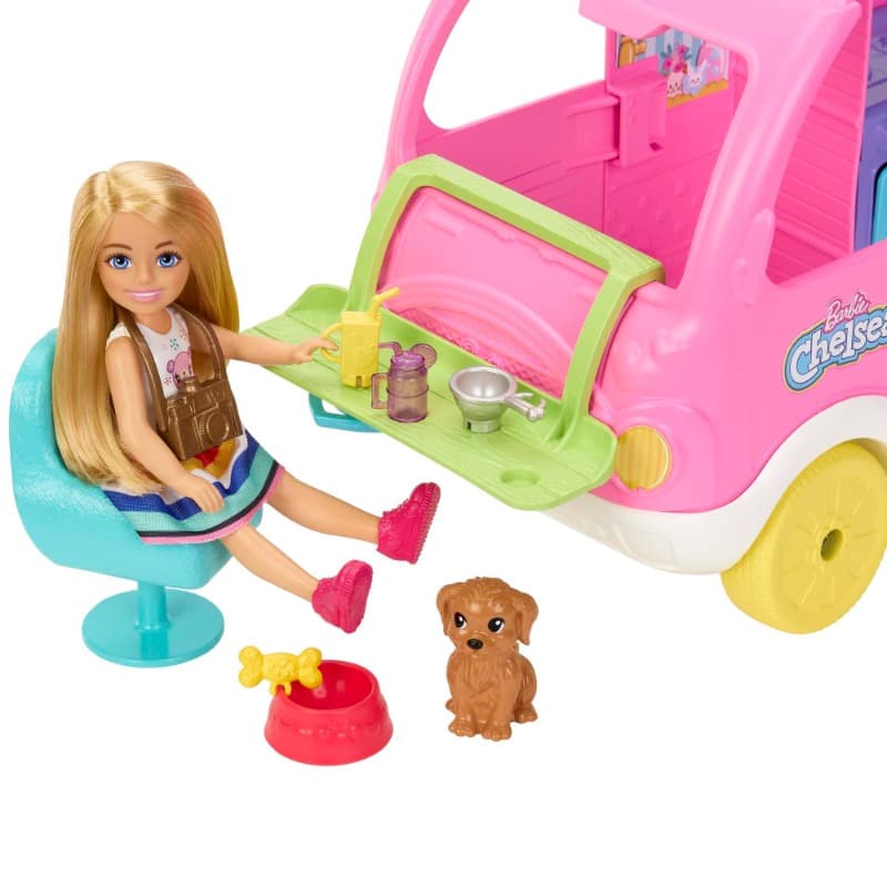 Barbie Camper, Chelsea 2-in-1 Playset with Small Doll thumbnail 5