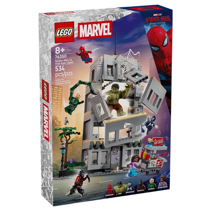 LEGO Spider Man Vs Hulk Epic Clash 534 Pcs