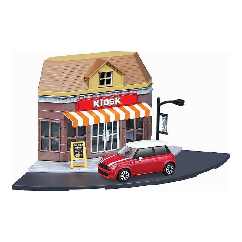 Bburago Build your City Kiosk Store With Car thumbnail 2