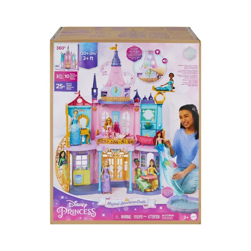 Disney Princess Magical Adventures Castle 4 ft Tall with Lights & Sounds thumbnail 2