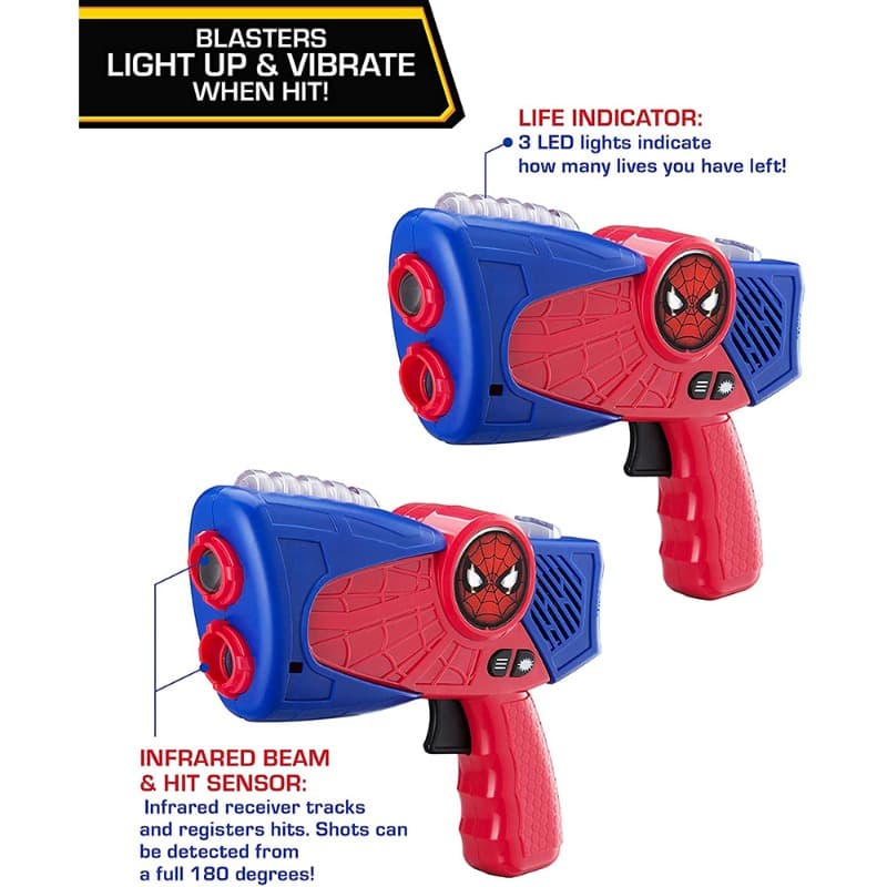 Marvel Spiderman 2 Laser Tag Blasters thumbnail 3