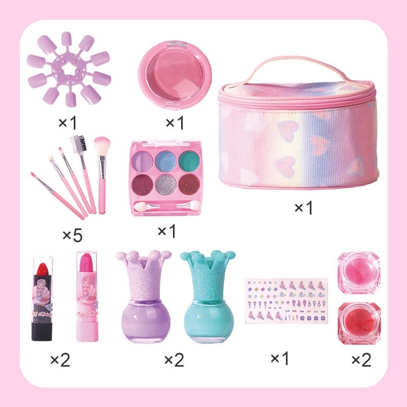 Makeup Set With Bag Pink thumbnail 3