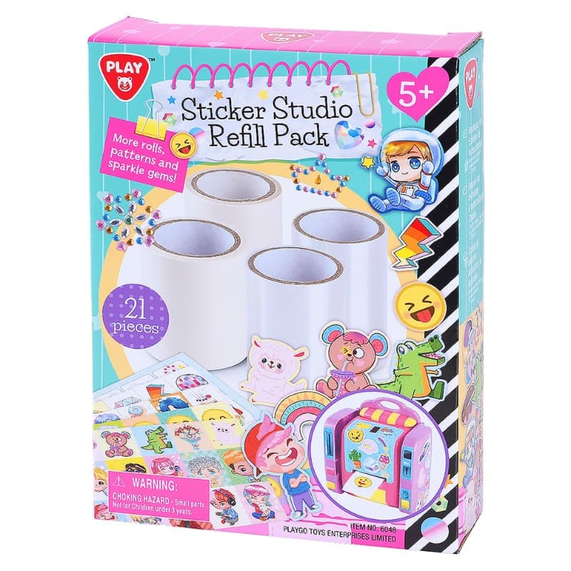 PlayGo Sticker Studio Refill Pack - 21 Pcs
