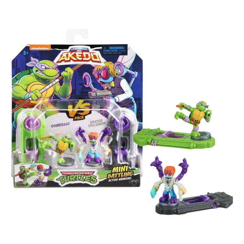 Akedo Ninja Turtles Donatello Vs Baxter Stockman