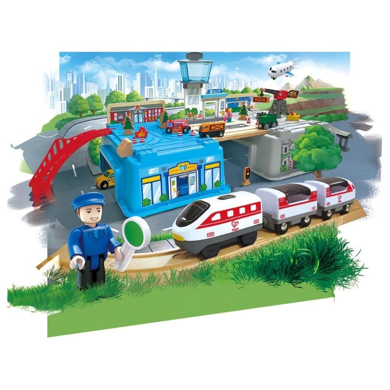 Hape Super Cityscape Transport Bucket Set thumbnail 4