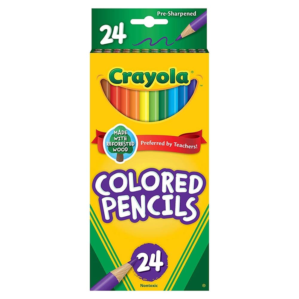 Crayola Colored Pencil Set 24 Colors