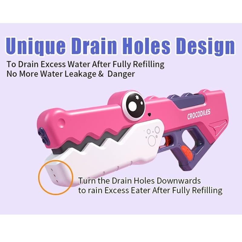 Electric Water Gun Large Size - Pink thumbnail 5
