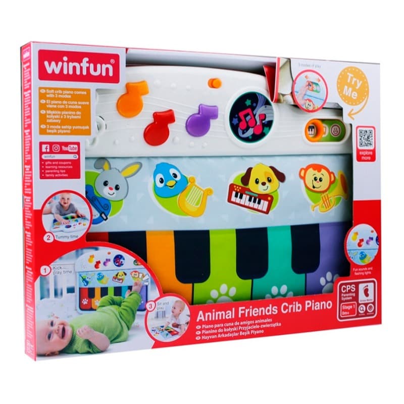 Winfun Animal Friends Crib Piano