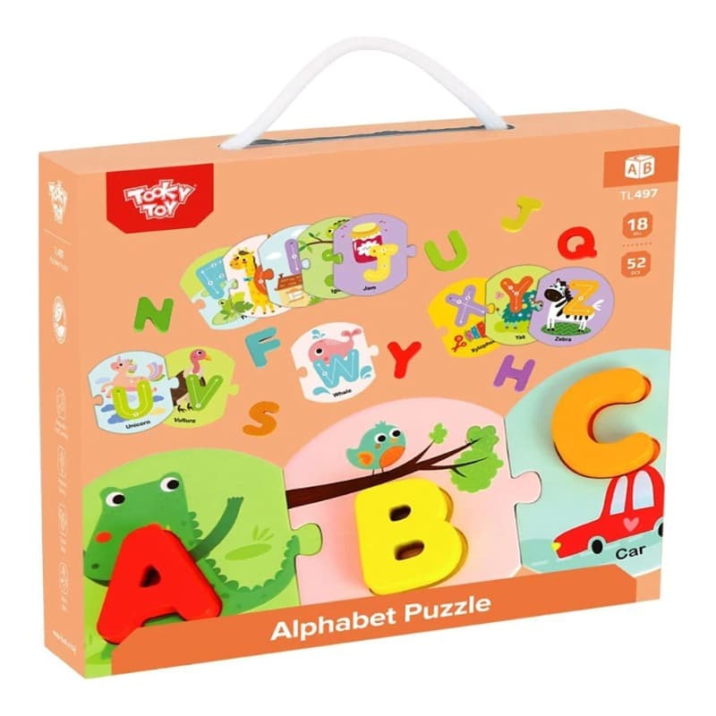Tooky Toy Alphabet Puzzle Assorted thumbnail 4