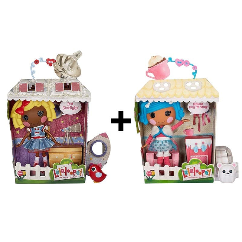 Buy 1 Get 1 Free Lalaloopsy Large Doll Dot Starlight and Littles Large Doll Mittens Fluff N Stuff Bundle