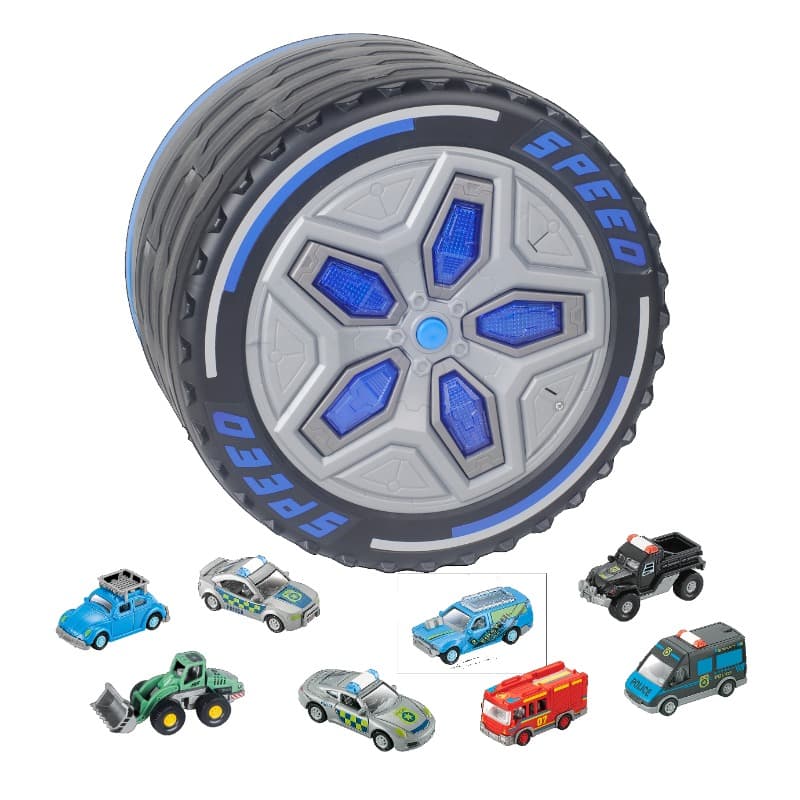 Snap Kid Track Playset Carry Case - Police