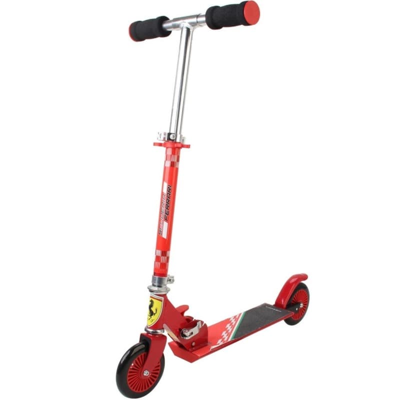 Mesuca Ferrari Kids Two Wheel Scooter - Red