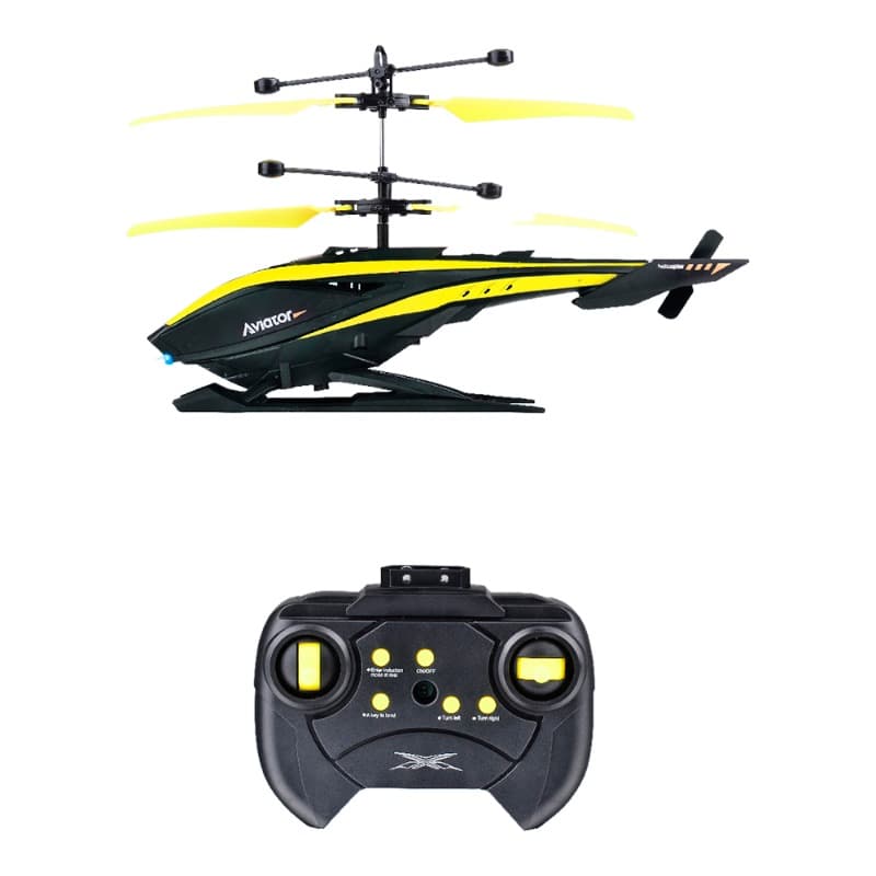 طائرات هليكوبتر RC ثنائية - لون أصفر