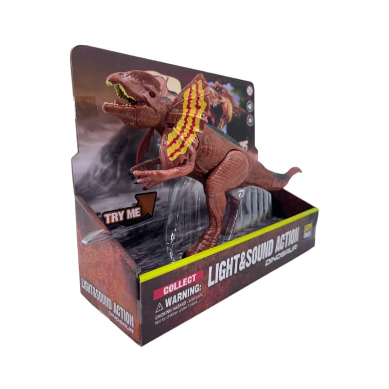 Sam Toys Press And Play Simulation Dilophosaurus thumbnail 2