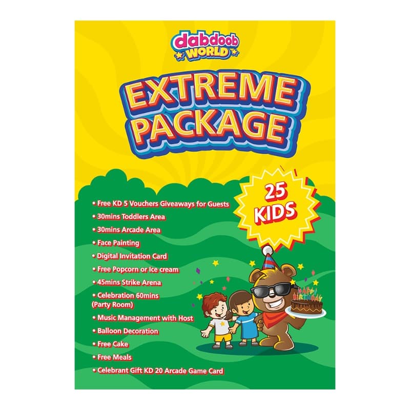 Dabdoob World Birthday Packages - Extreme Package thumbnail 2