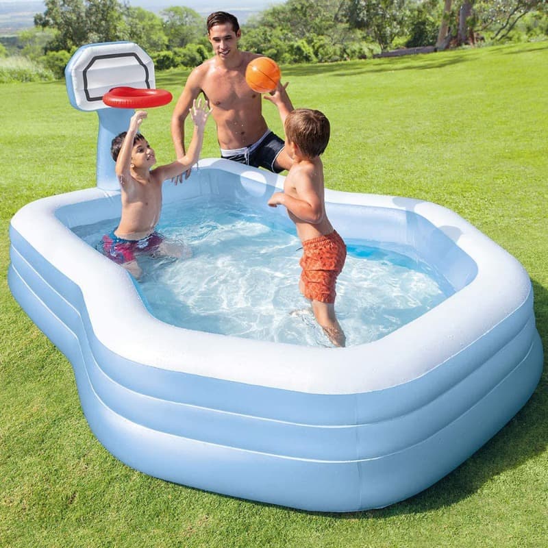 Intex Swim Center Shootin Hoops Family Pool thumbnail 4