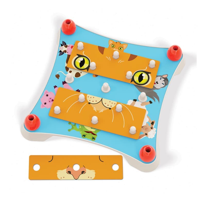 Quercetti Guess the Animal Face Puzzle Playset thumbnail 4
