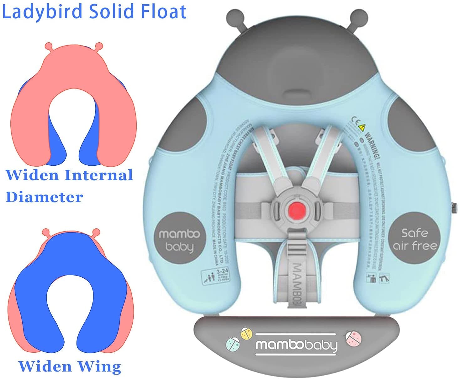 Mambo Baby Chest Float Canopy Beetle - Blue thumbnail 2