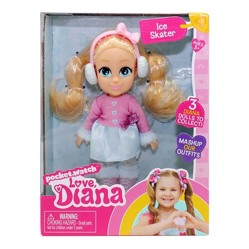 Love Diana Ice Skater Doll - 6 Inch