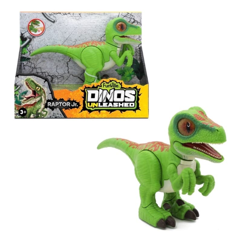 Walking And Roaring Raptor Jr Dinosaur