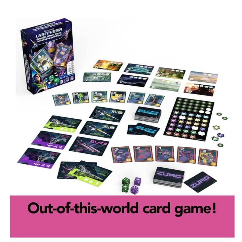 Disney Game Dis Lightyear Galactic Attack Card thumbnail 3