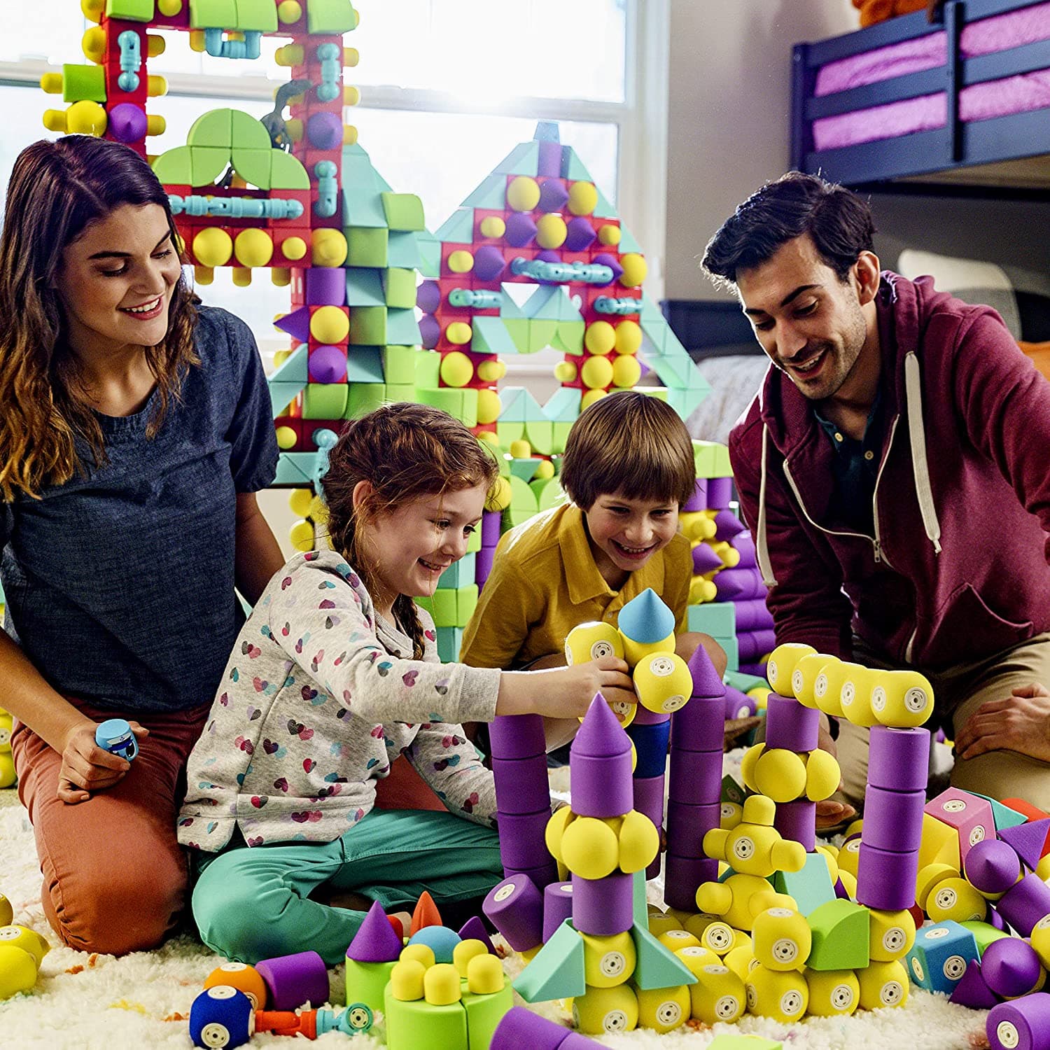 Blockaroo Magnetic Foam Building Blocks - Medium Roadster thumbnail 4