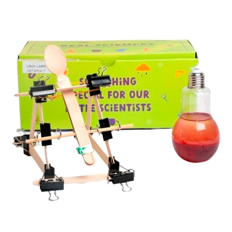 Real Science Catapult And Lava Lamp Experiment Box