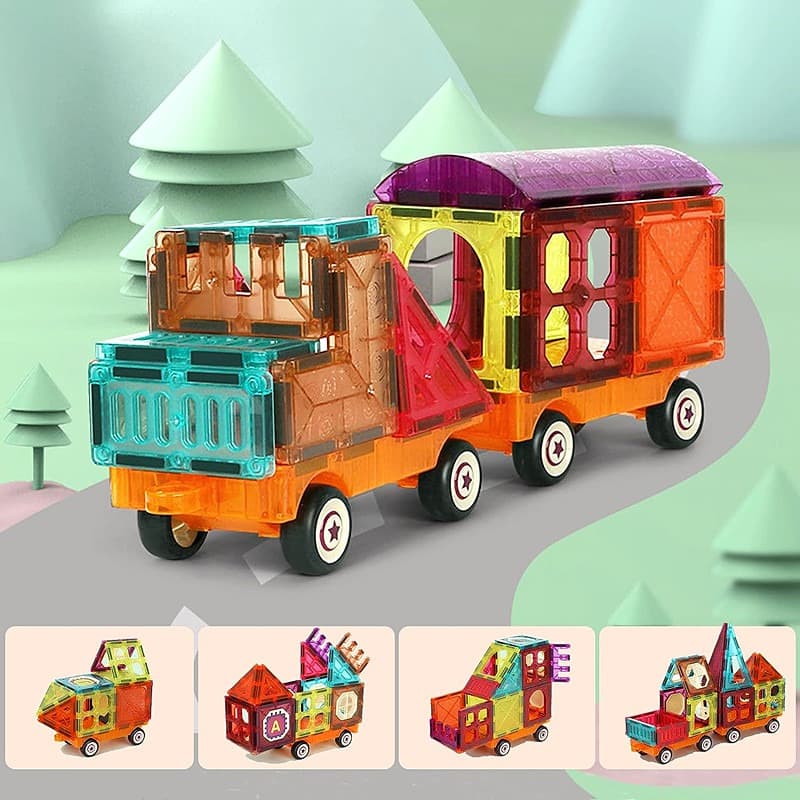 Shingo Magnetic Building Blocks 7.5cm- 71pcs thumbnail 2