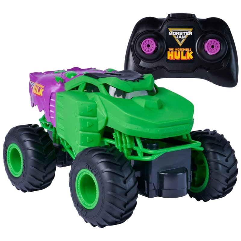 Monster Jam 1:24 Marvel Hulk RC Monster Truck thumbnail 2