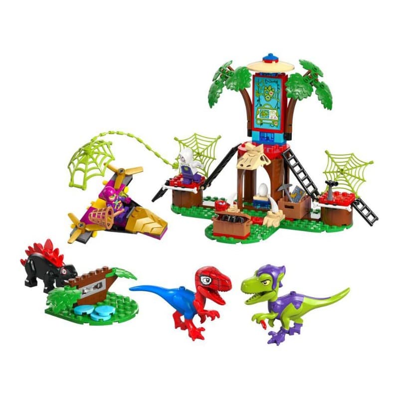Lego Marvel Spidey and Gobby's Raptor Battle at Tree thumbnail 2