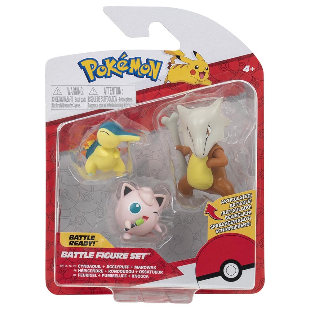 Pokemon Battle Figure 3 Set Pack Marowak