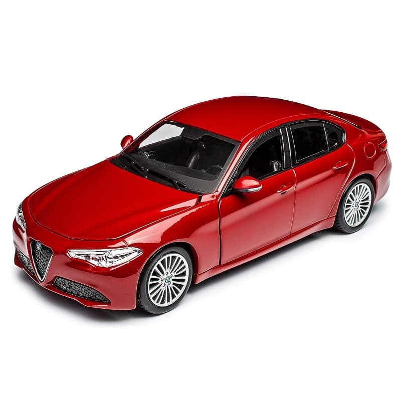 Bburago Collezione Stand Alfa Romeo Giulia - Red