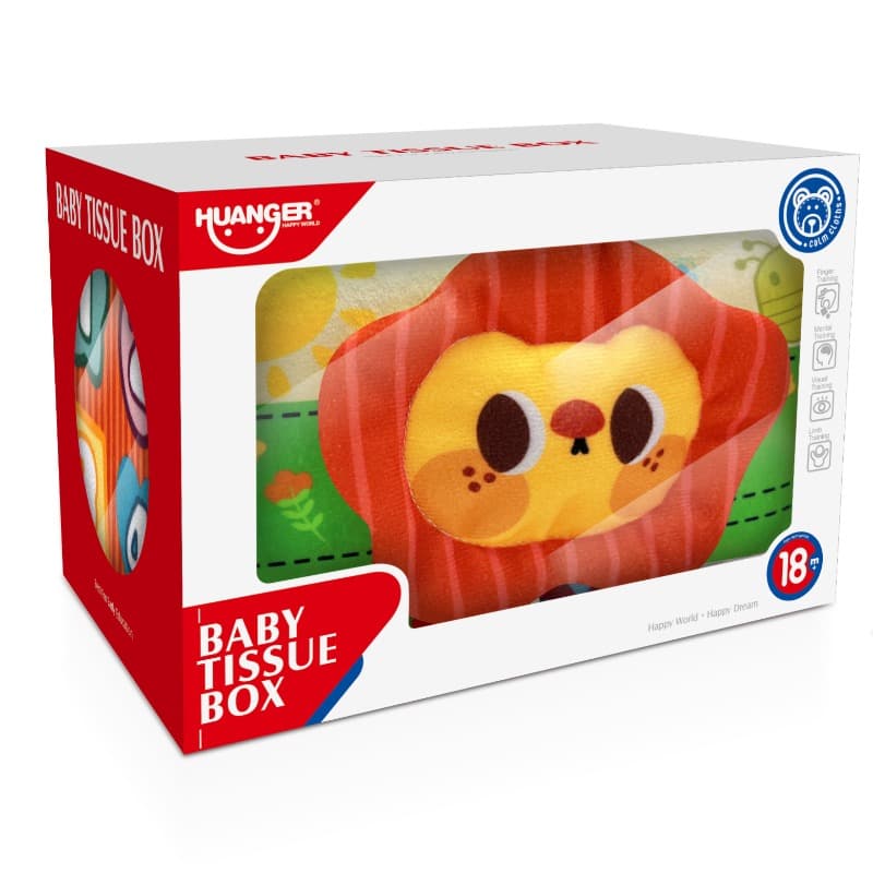 Sensory crinkle tissue Box for Toddlers
