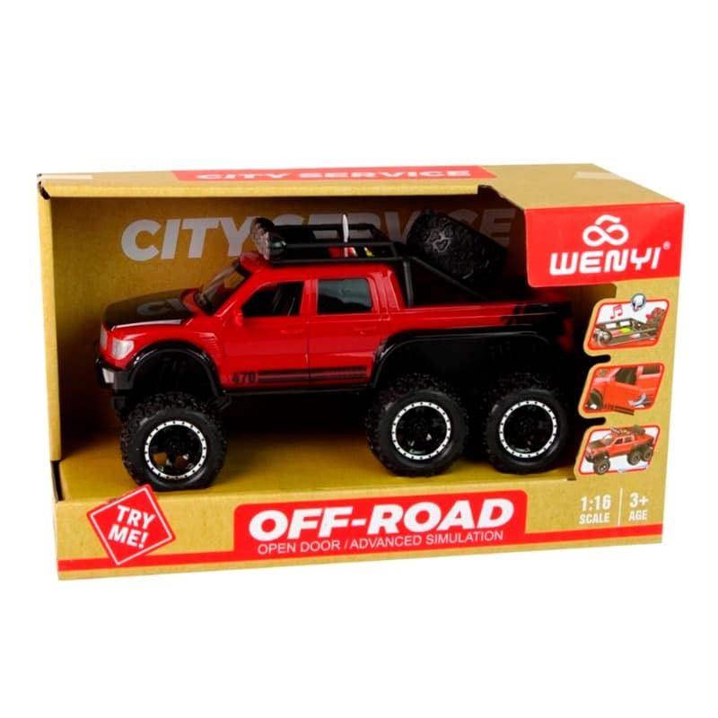 Off-Road Car Friction Drive Big Wheels
