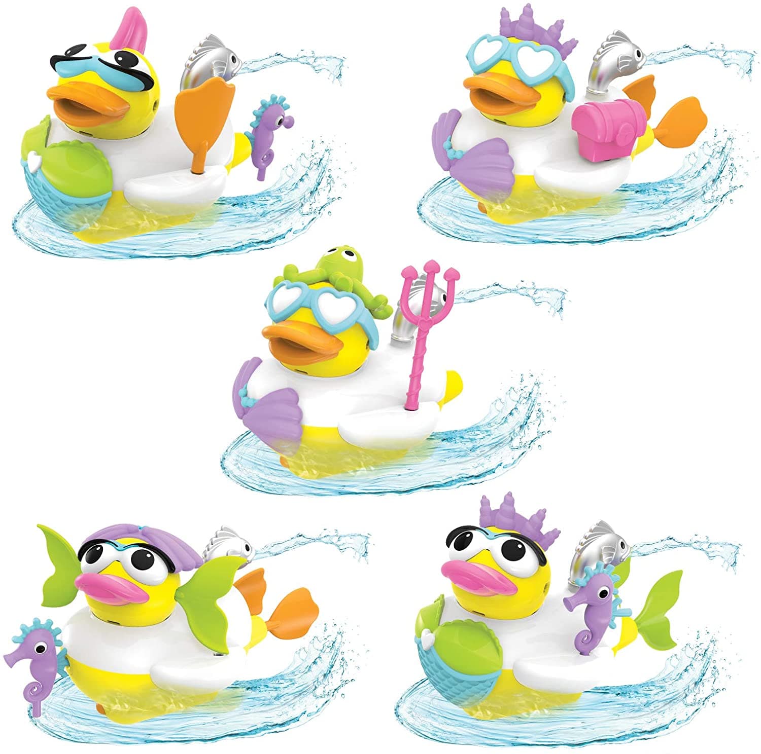 Yookidoo Jet Duck Create A Mermaid Kids Bath Toy thumbnail 5