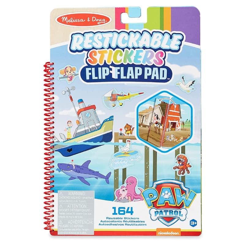 Melissa And Doug Paw Patrol Restickable Adventure Bay
