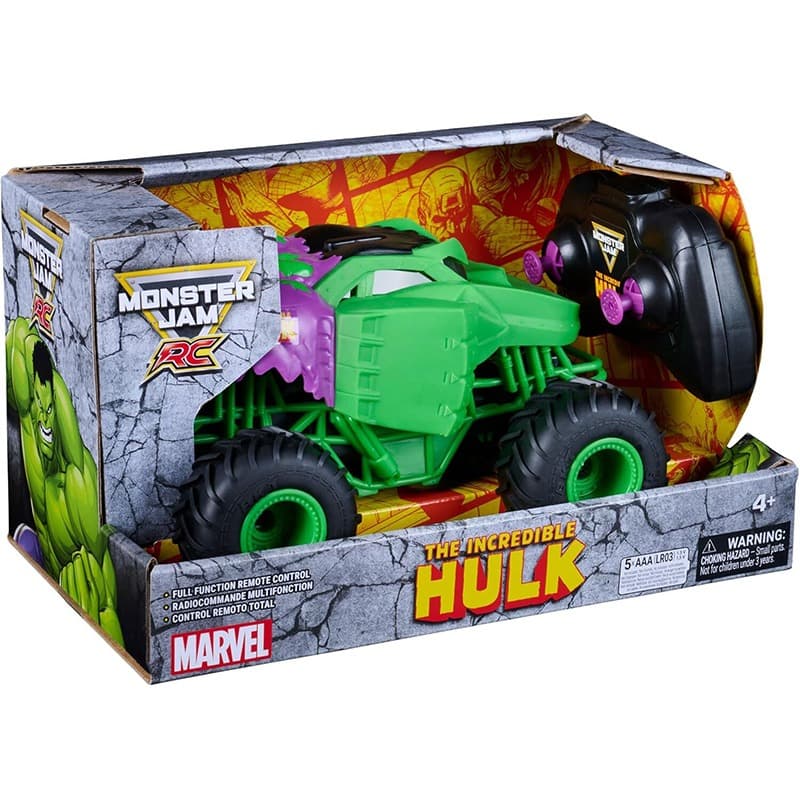 Monster Jam 1:24 Marvel Hulk RC Monster Truck