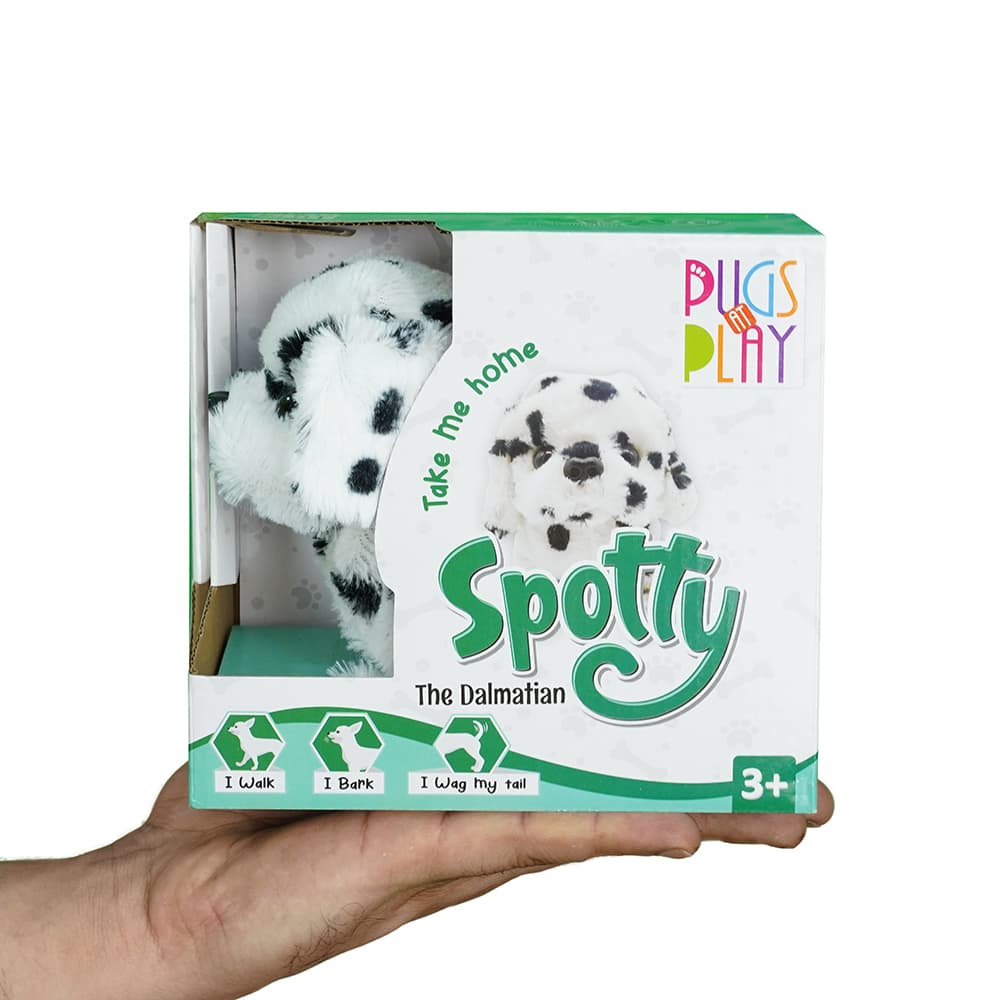 Pugs At Play Mechanical Dog - Spotty thumbnail 2