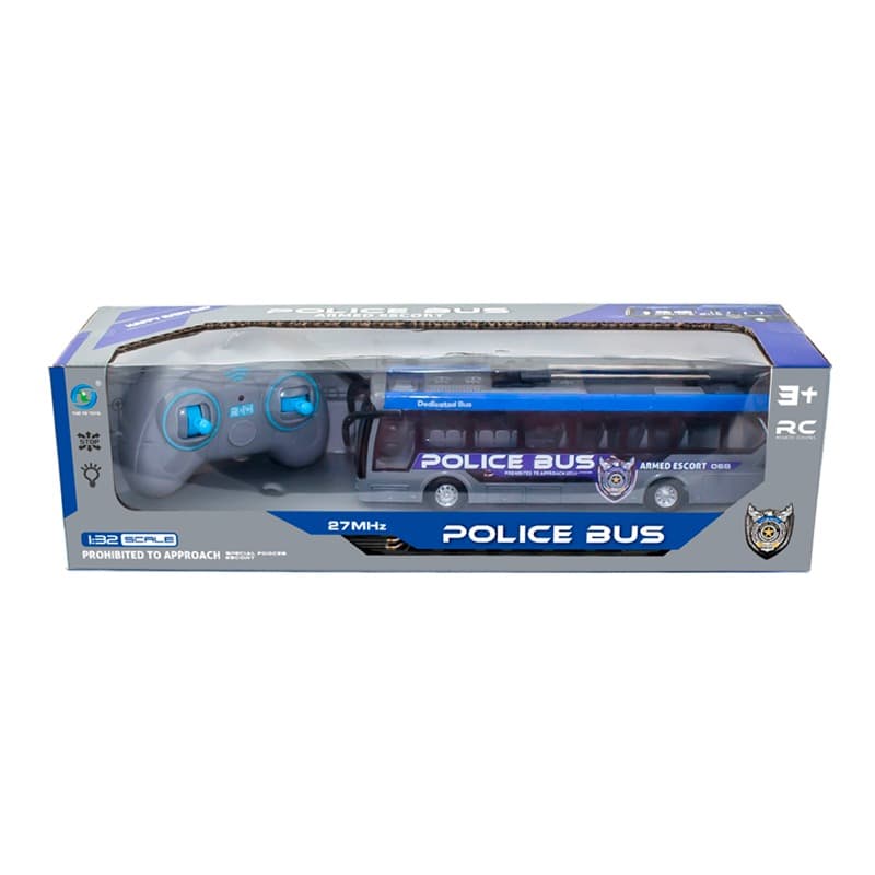RC Police Bus with Lights thumbnail 2